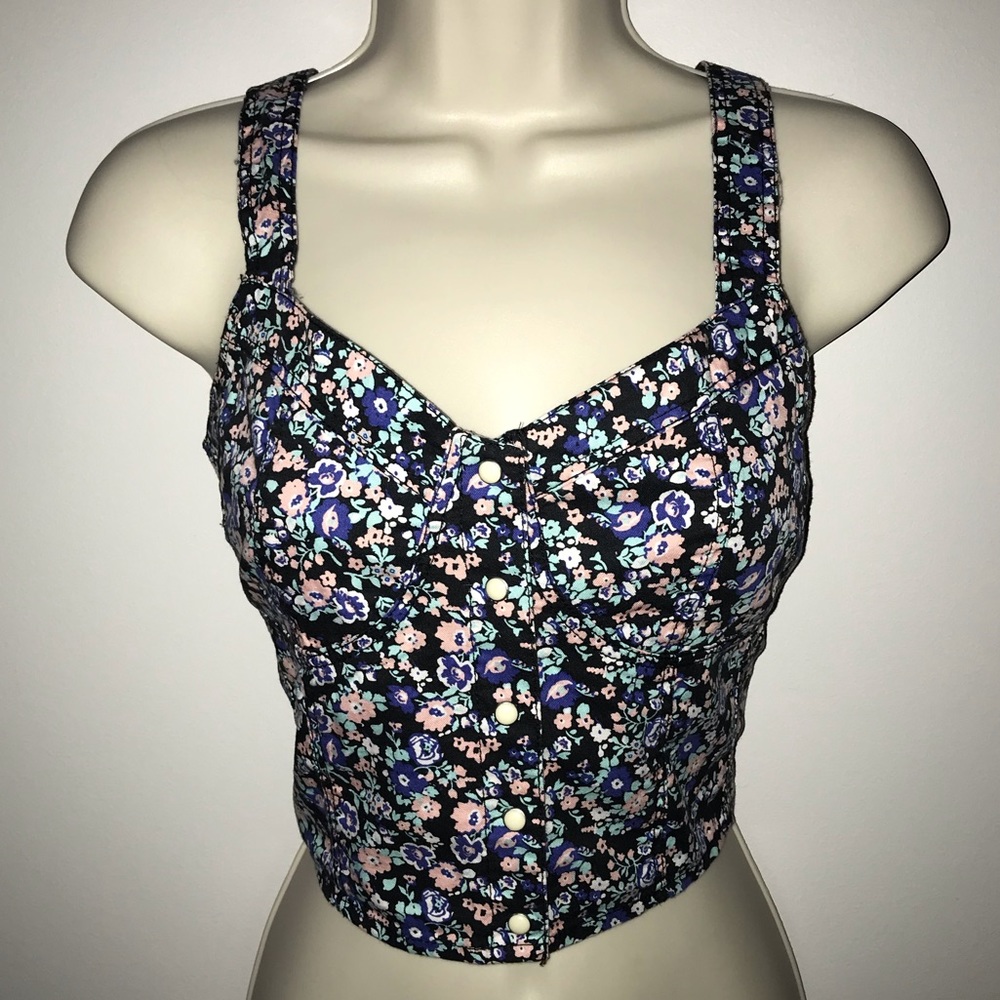 H&M Crop Top Small Very Adjustable Fits Sizes S-M